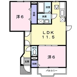 ヴァンベールＭ　Ⅰの物件間取画像